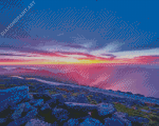 Mt Washington Sunset Diamond Painting