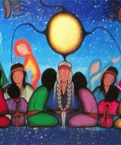 Native Women Diamond Painting