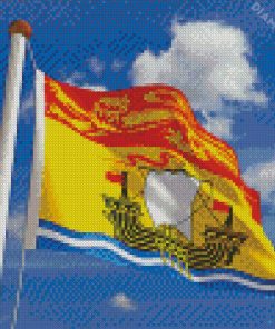 New Brunswick Canada Flag Diamond Painting