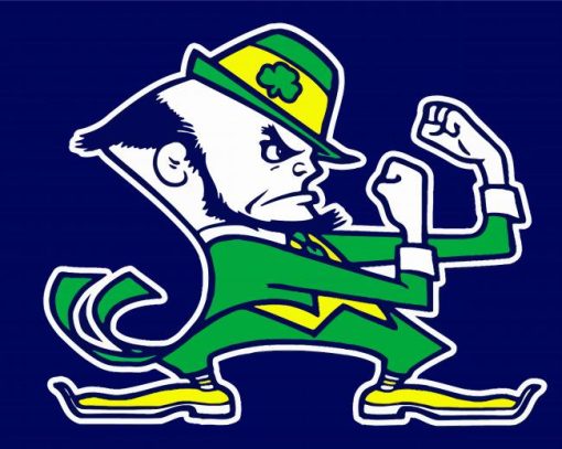 Notre Dame Fighting Irish Logo Diamond Painting