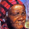 Older Black Woman Diamond Painting