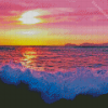 Peru Ocean Sunset Diamond Painting