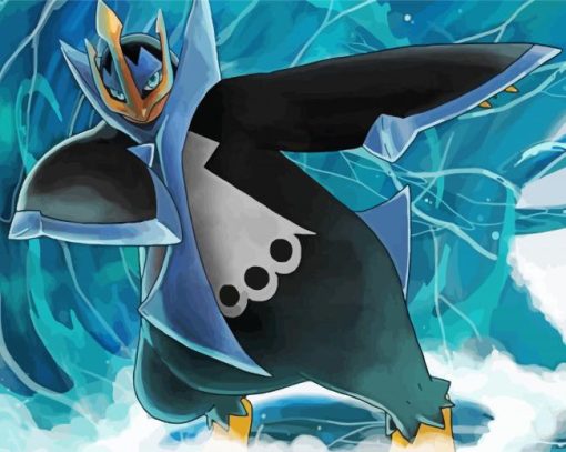 Pokemon Species Empoleon Diamond Painting