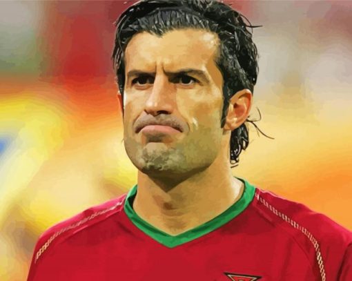 Portuguese Footballer Luis Figo Diamond Painting