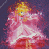 Princess Peach Art Diamond Painting