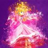 Princess Peach Art Diamond Painting