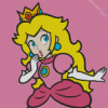 Princess Peach Diamond Painting