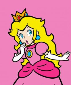 Princess Peach Diamond Painting