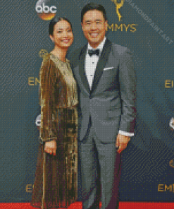 Randall Park And His Wife Diamond Painting