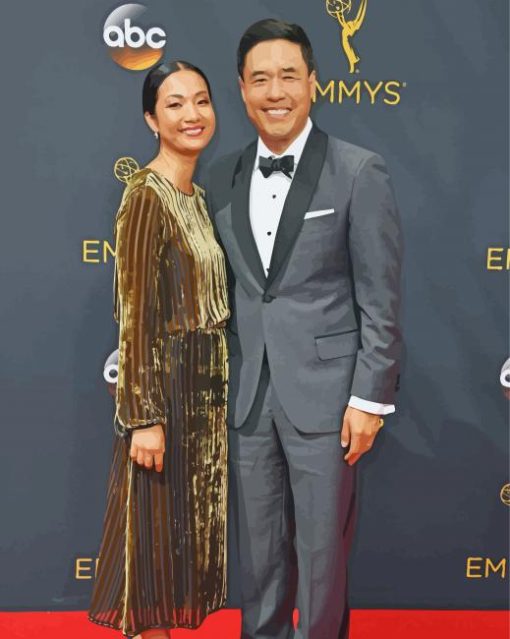 Randall Park And His Wife Diamond Painting