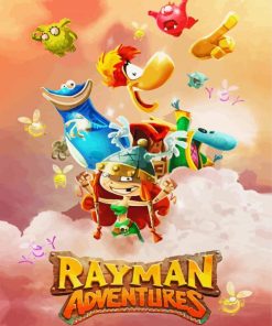 Rayman Adventures Game Diamond Painting