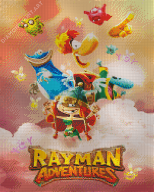 Rayman Adventures Game Diamond Painting