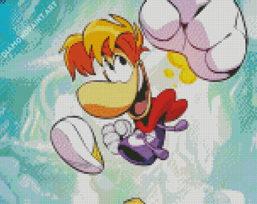 Rayman Origins Video Game Poster Diamond Painting