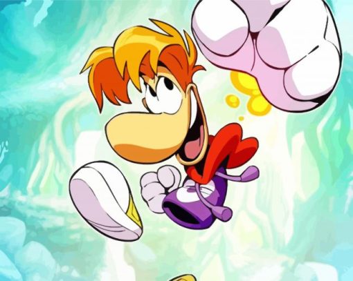 Rayman Origins Video Game Poster Diamond Painting