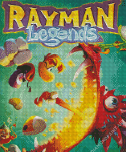 Rayman Video Game Poster Diamond Painting