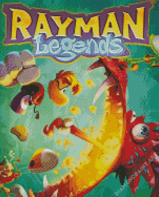 Rayman Video Game Poster Diamond Painting