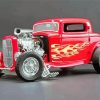 Red 32 Ford Coupe Car Diamond Painting