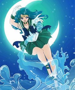 Sailor Neptune And Moon Diamond Painting