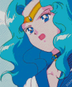 Sailor Neptune Anime Character Diamond Painting