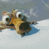 Scrat Animated Movie Character Diamond Painting