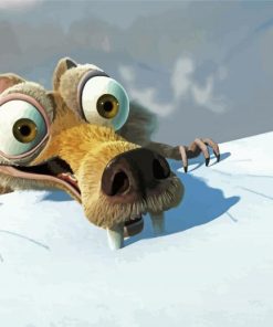 Scrat Animated Movie Character Diamond Painting