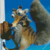 Scrat Ice Age Character Diamond Painting