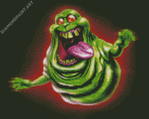 Slimer From Ghostbusters Animation Diamond Painting