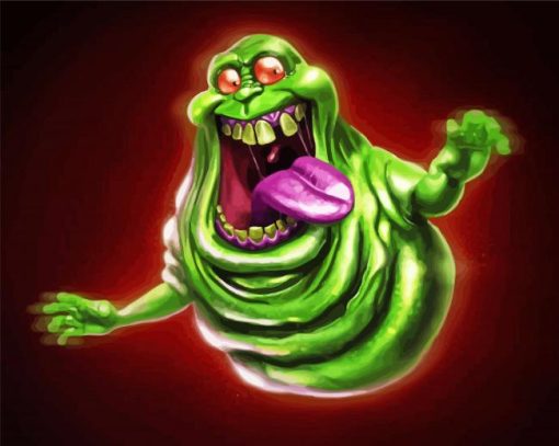 Slimer From Ghostbusters Animation Diamond Painting