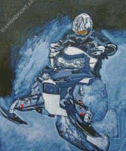 Snowmobile Art Diamond Painting