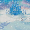 Snowy Disney Castle Diamond Painting