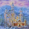 Snowy Palace Diamond Painting