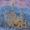 Snowy Palace Diamond Painting