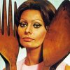 Sophia Loren In The Kitchen With Love Diamond Painting