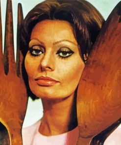 Sophia Loren In The Kitchen With Love Diamond Painting