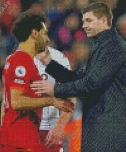 Steven Gerrard And Mohamed Salah Diamond Painting