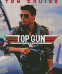 Tom Cruise Top Gun Diamond Painting