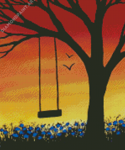 Tree Swing Diamond Painting