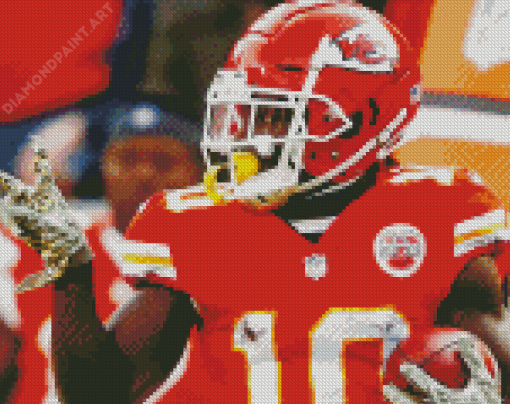 Tyreek Hill American Football Player Diamond Painting