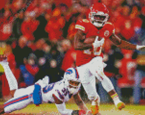 Tyreek Hill Chiefs Player Diamond Painting