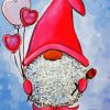 Valentine Gnome Diamond Painting