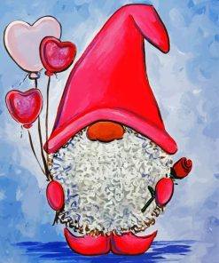 Valentine Gnome Diamond Painting