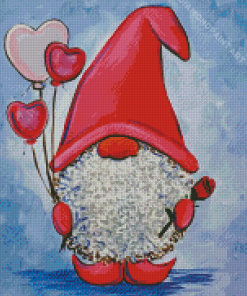 Valentine Gnome Diamond Painting