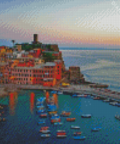 Vernazza View Diamond Painting