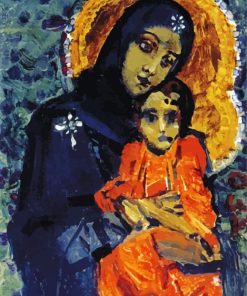 Virgin And Child Vrubel Art Diamond Painting