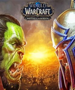 World Of Warcraft Battle For Azeroth Game Diamond Painting