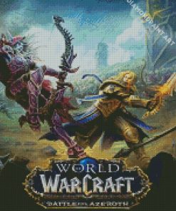 World Of Warcraft Battle For Azeroth Poster Diamond Painting