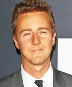 Actor Edward Norton Diamond Painting