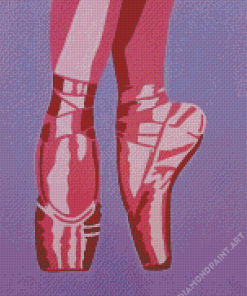 Ballet Shoe Diamond Painting