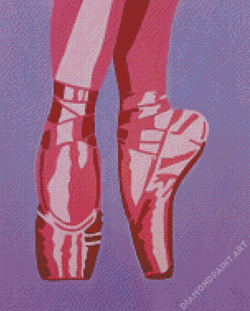 Ballet Shoe Diamond Painting