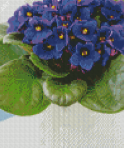 Aesthetic African Violets Diamond Painting